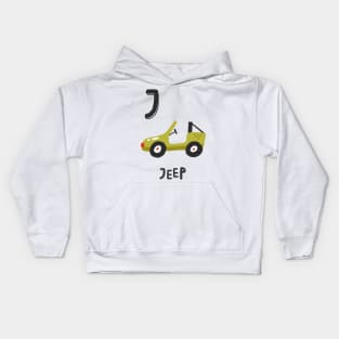 J is Jeep Kids Hoodie